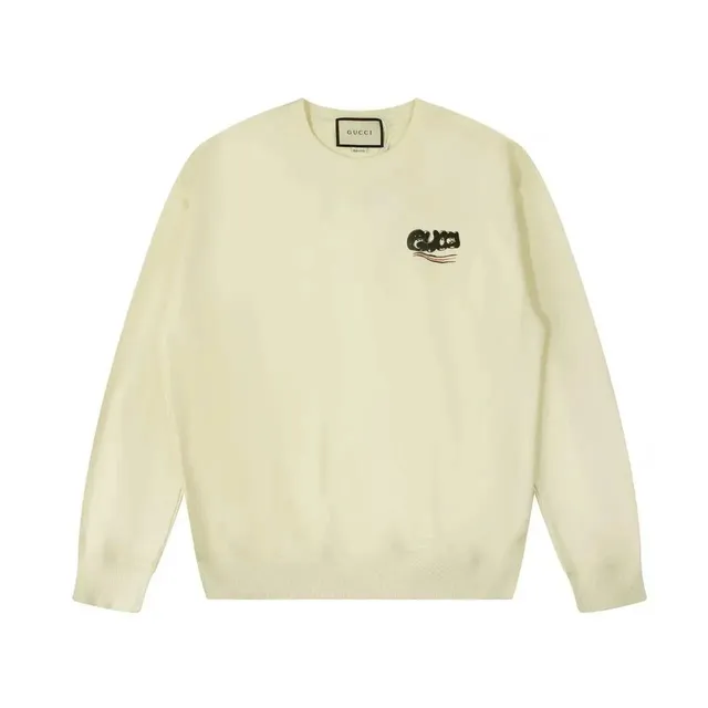 Gucci Knit Sweater GG Logo Embroidered