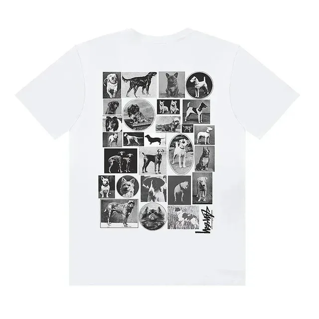 Stüssy Dog Collage Tee Dog Print