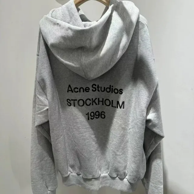 Acne Studios Hooded Sweatshirt Stockholm 1996 Print