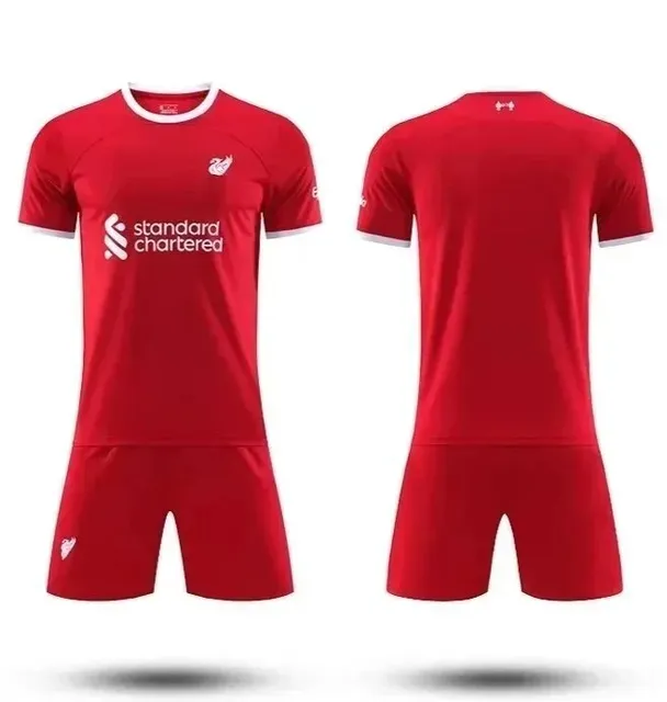 Nike Liverpool Home Kit Standard Chartered Sponsor