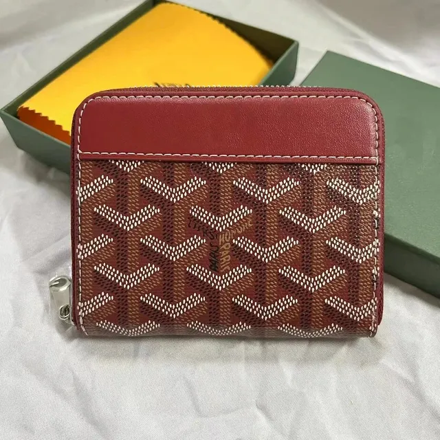 Goyard St. Louis Wallet Chevron Canvas