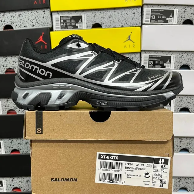 Salomon XT-6 GTX Black/Black/Ftw Silver