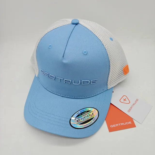 Gertrude Gaston Trucker Cap Embroidered Logo