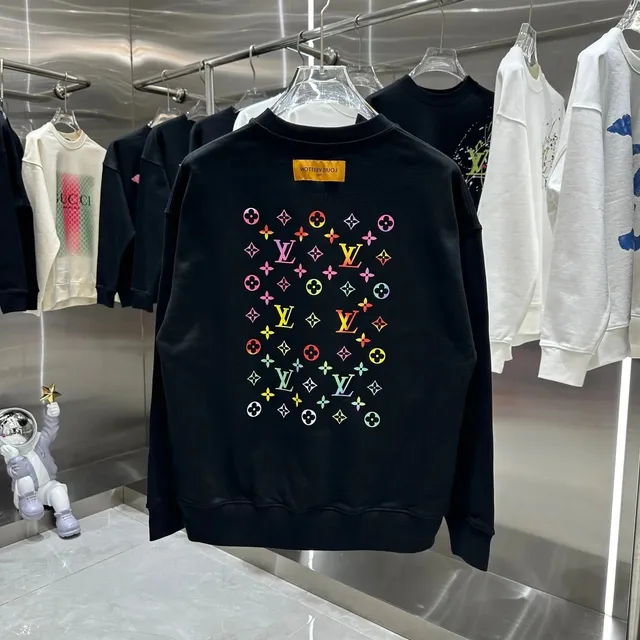 Louis Vuitton Crewneck Sweatshirt Multicolor Monogram Print