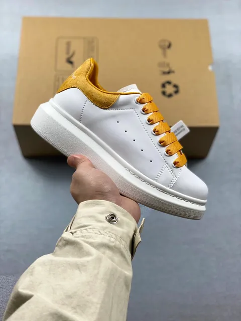 Alexander McQueen Oversized Sneaker White and Yellow