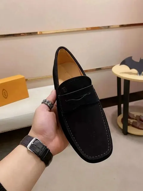 Chrome Hearts Penny Loafer Suede Penny Loafer