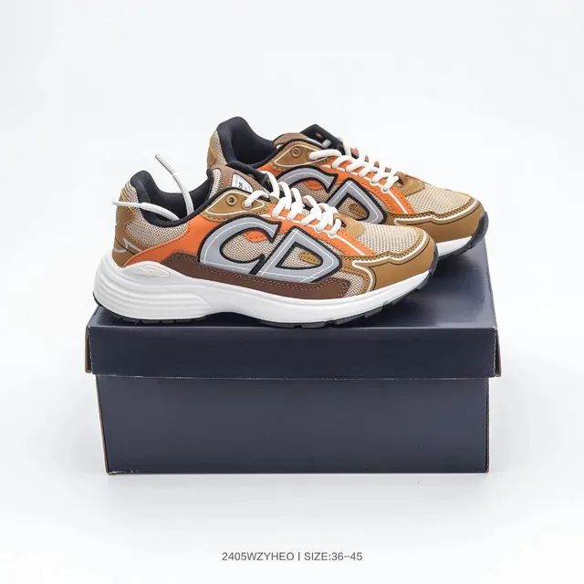Dior B22 Orange Brown Mesh