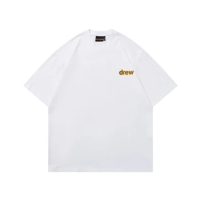 Drew House Logo Tee Yellow Outline