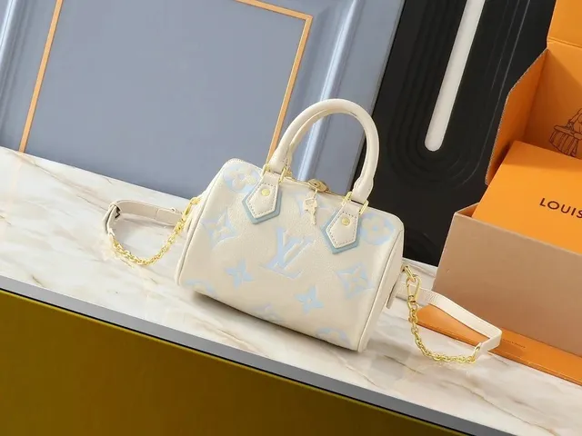 Louis Vuitton On The Go Monogram Empreinte with Blue Print