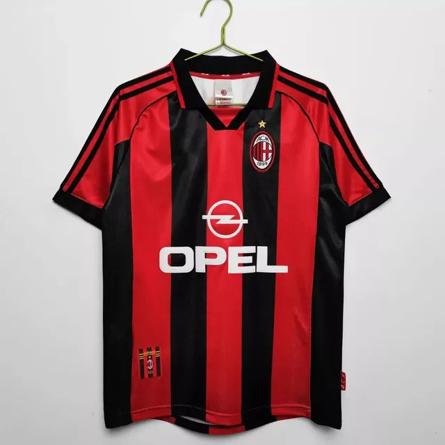 Adidas AC Milan Home Jersey 1998-99 Opel Sponsor