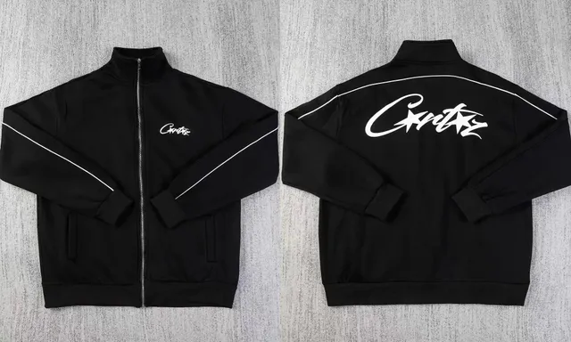 Corteiz Track Jacket White Logo
