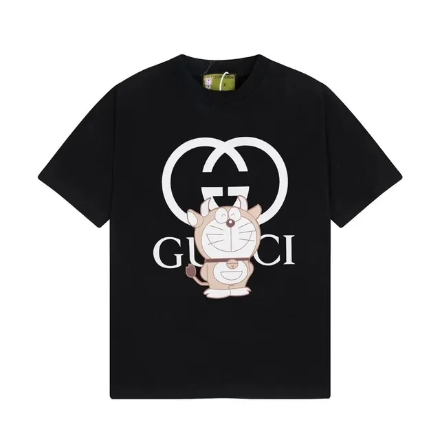 Gucci × Dior T-Shirt Doraemon Print