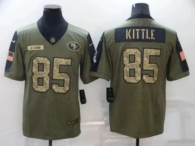 Nike NFL Salute to Service Jersey Camouflage Number 85