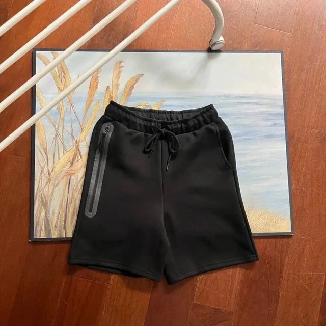 Nike Tech Fleece Shorts Black with Zip Pocket
