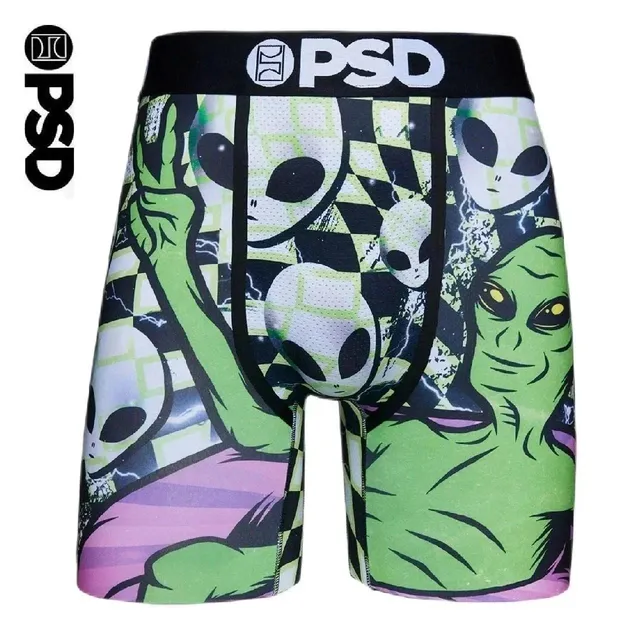 PSD Boxer Brief Alien Graphic
