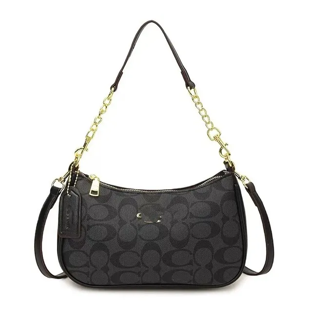 Coach Shoulder Bag Signature Print