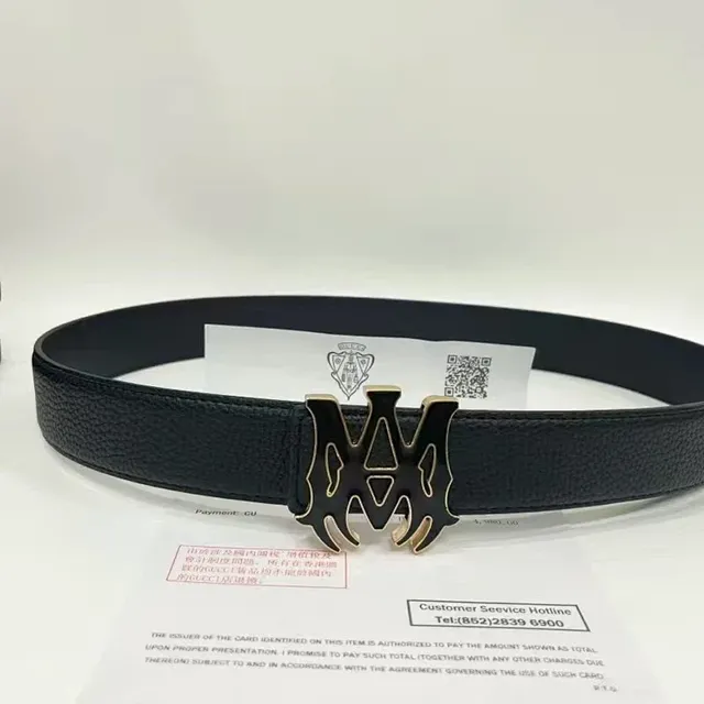 Balenciaga Logo Belt Metallic Logo Buckle
