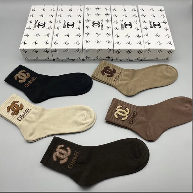 Chanel Logo Socks