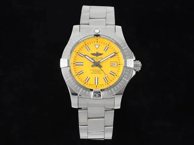 Breitling Avenger Chronometer Yellow Dial