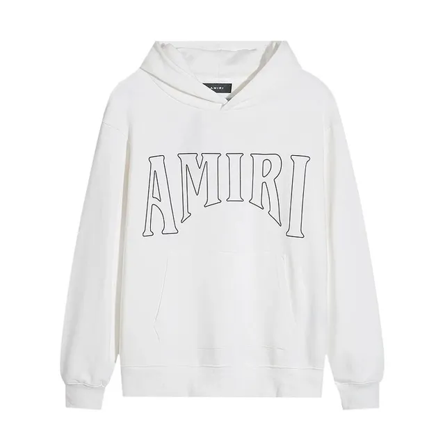 Amiri Hooded Sweatshirt Outline Logo