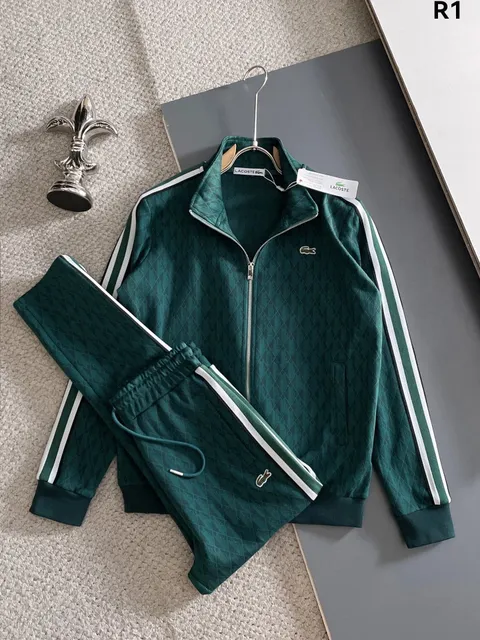 Lacoste Track Suit Diamond Pattern