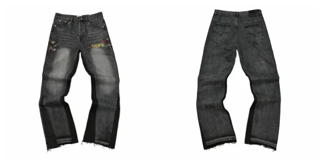 Levi's Straight Fit Jeans Embroidered Dept Collab