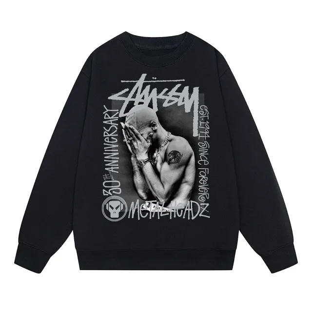 Stüssy Crewneck Sweatshirt 30th Anniversary Metalheadz