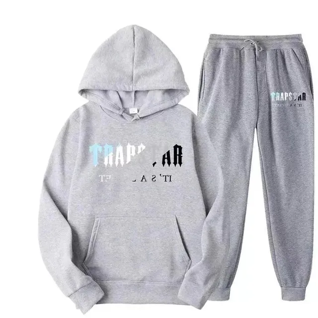 Trapstar Hoodie and Joggers Set Logo Print