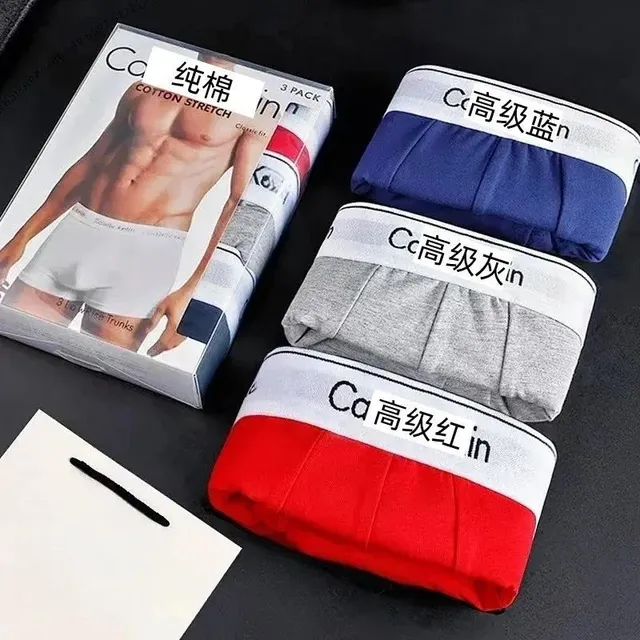 CK 蓝+灰+红 3条装