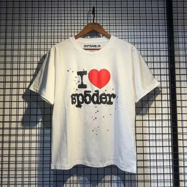 I Love Sp5der Tee Heart Logo Print