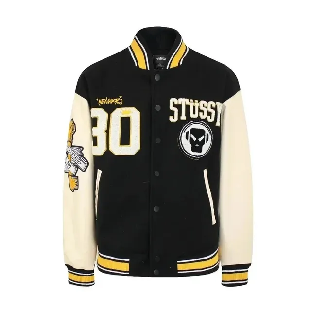 Stüssy Varsity Jacket Metalheadz Collab