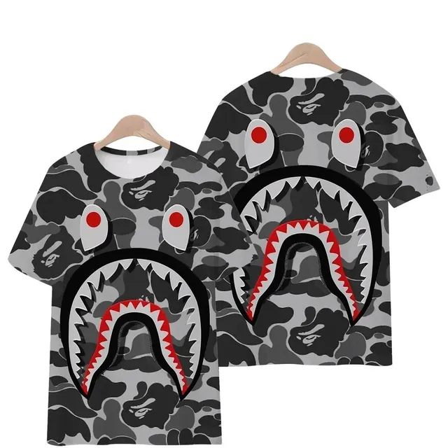 BAPE Shark Tee Camouflage Shark