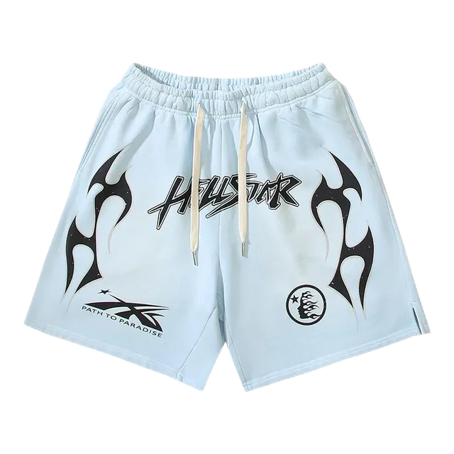 Hellstar Graphic Shorts Flame Print