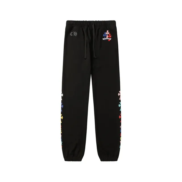 Chrome Hearts Sweatpants Cross Logo Print
