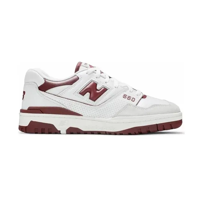 New Balance 550 White Burgundy
