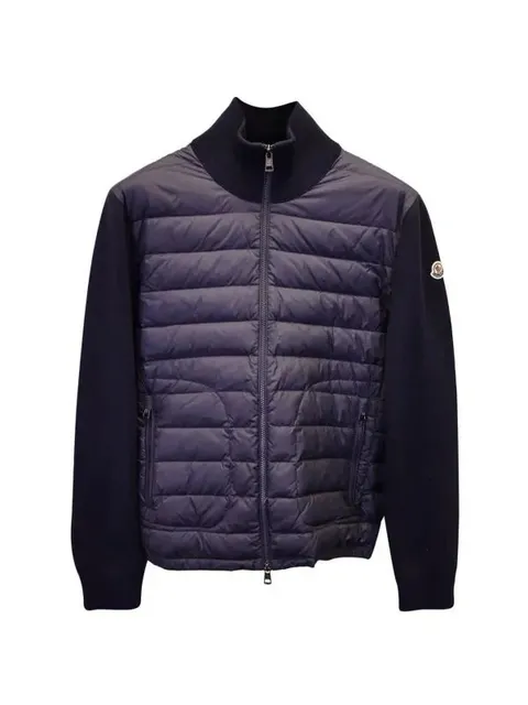 Moncler Quilted Jacket Contrast Sleeve