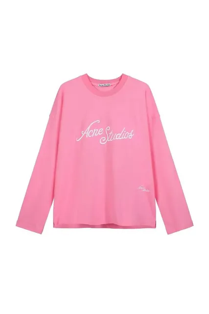 Acne Studios Long-Sleeve Tee Embroidered Logo