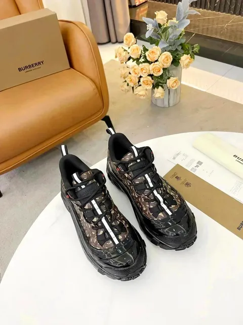 Burberry Monogram Trail Sneaker Check Print