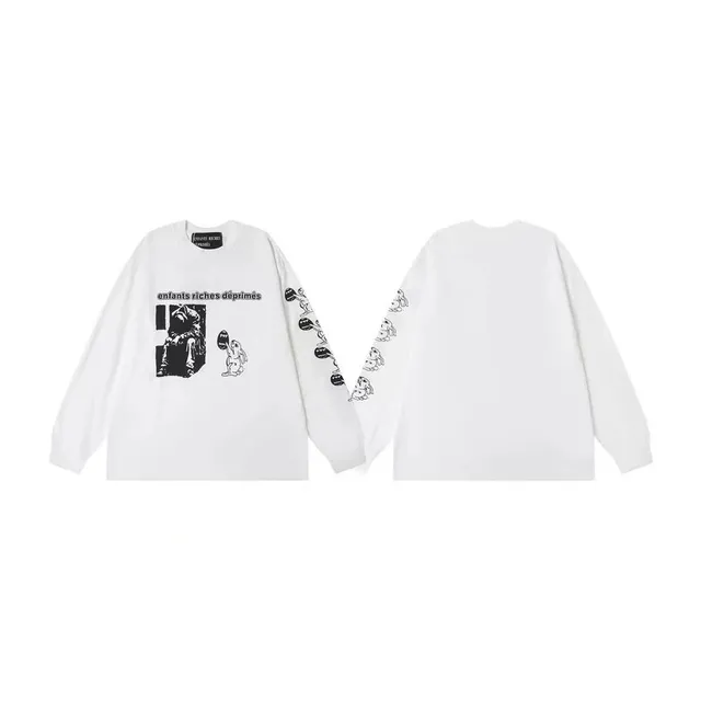 Long Sleeve Tee Enfants Riches Déprimés Print