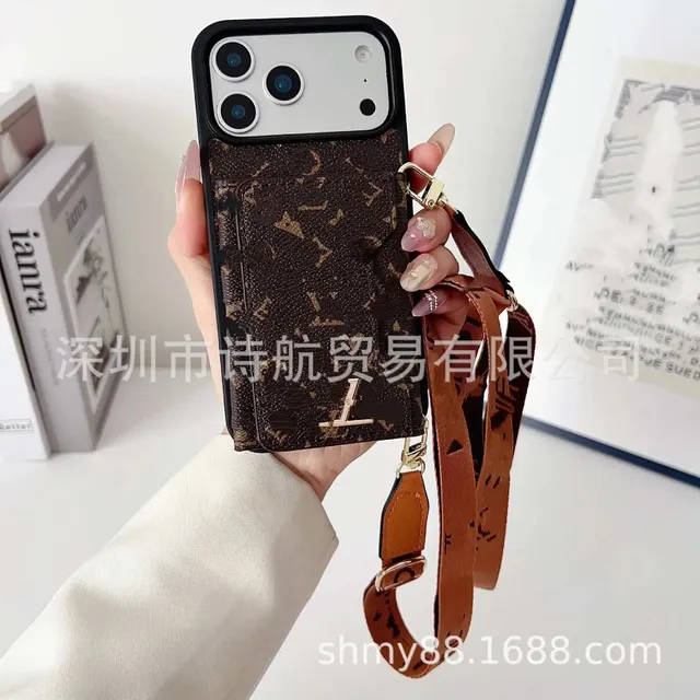 Louis Vuitton Phone Case with Cardholder and Strap Monogram Canvas