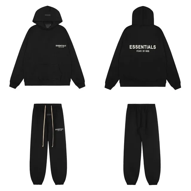 Fear of God Essentials Hoodie and Joggers Set Essentials Logo