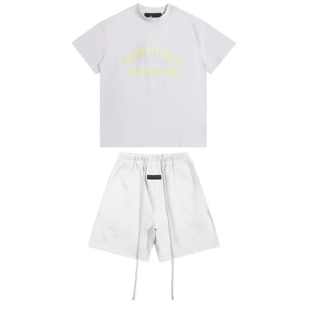 Fear of God Essentials Essentials Set Light Grey Heather