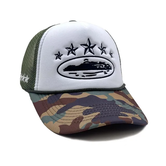 Corteiz Trucker Cap Five Stars Camo