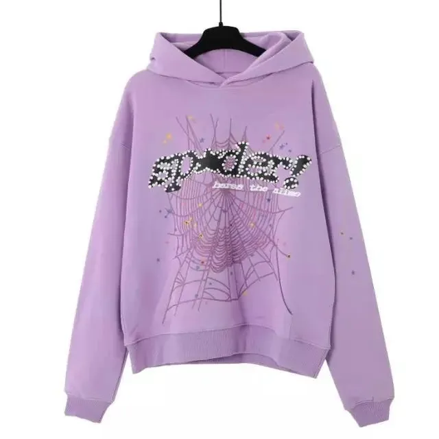 Sp5der Hoodie Spider Web Graphic