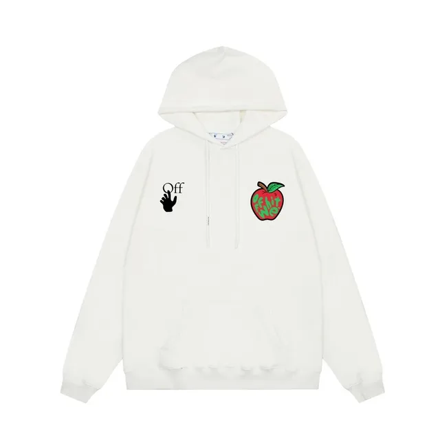 Off-White Hoodie Apple Print