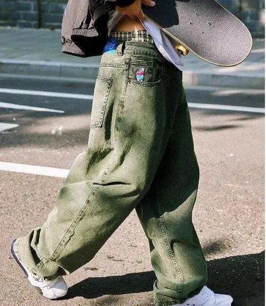 Levi's Baggy Jeans Olive Wash