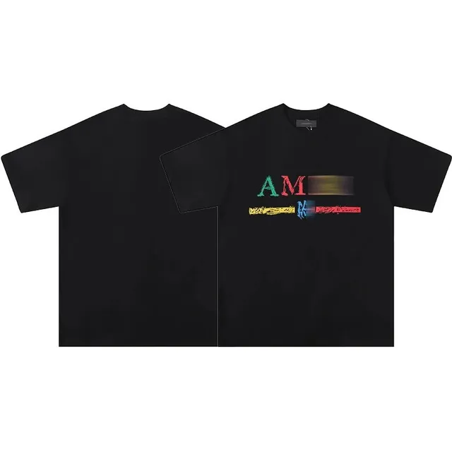 Amiri Graphic Tee Multicolor Logo Print