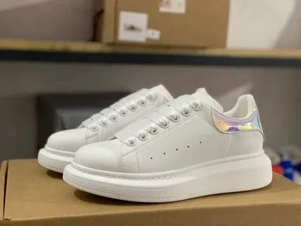 Alexander McQueen Oversized Sneaker Holographic Heel Tab