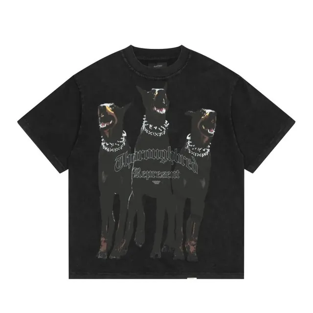Represent T-Shirt Three Dogs Graphic