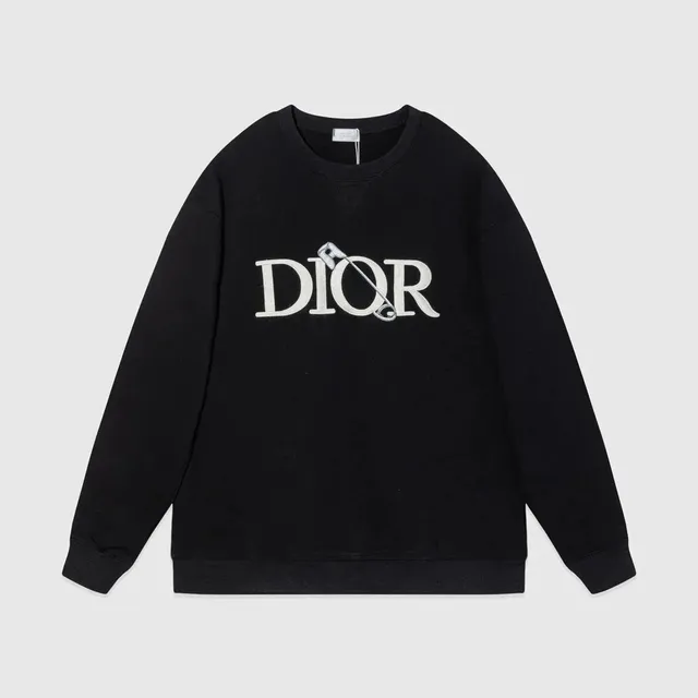 Dior Crewneck Sweatshirt Safety Pin Logo